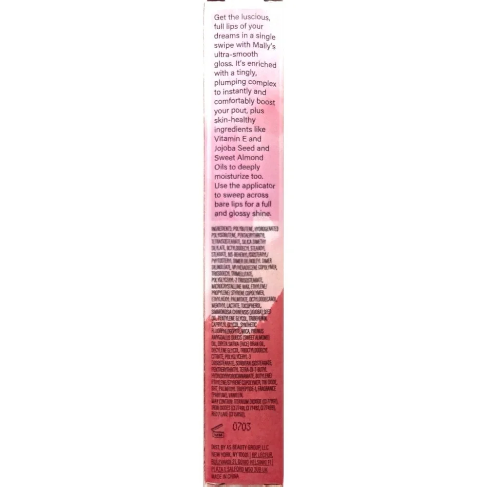 Mally‎ Beauty Positively Plump Lip Gloss in the shade Mega Maple. Brand New